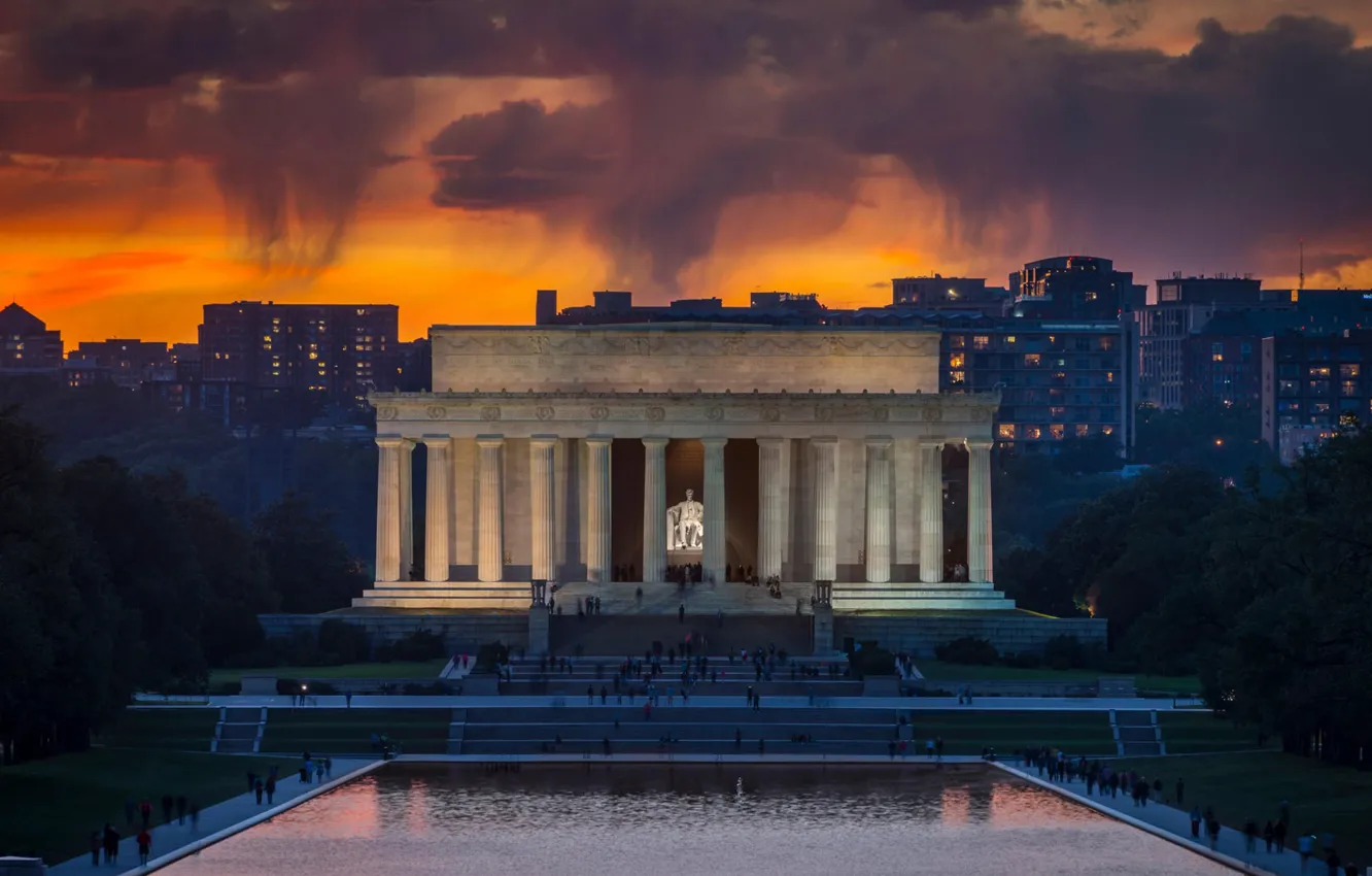 Photo wallpaper Washington, USA, The Lincoln Memorial