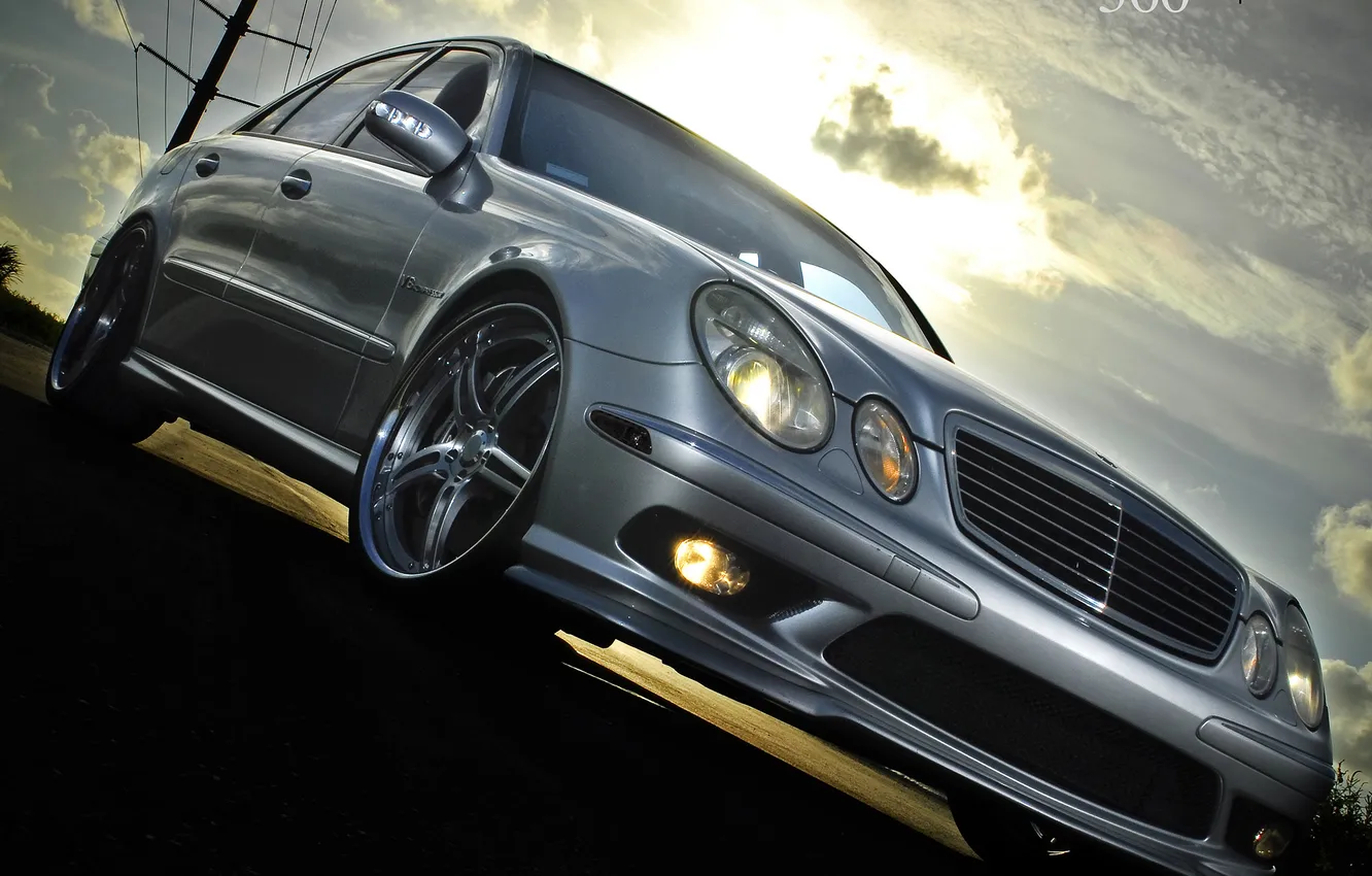 Photo wallpaper E-Class, Mercedes Benz, AMG, E 5.5
