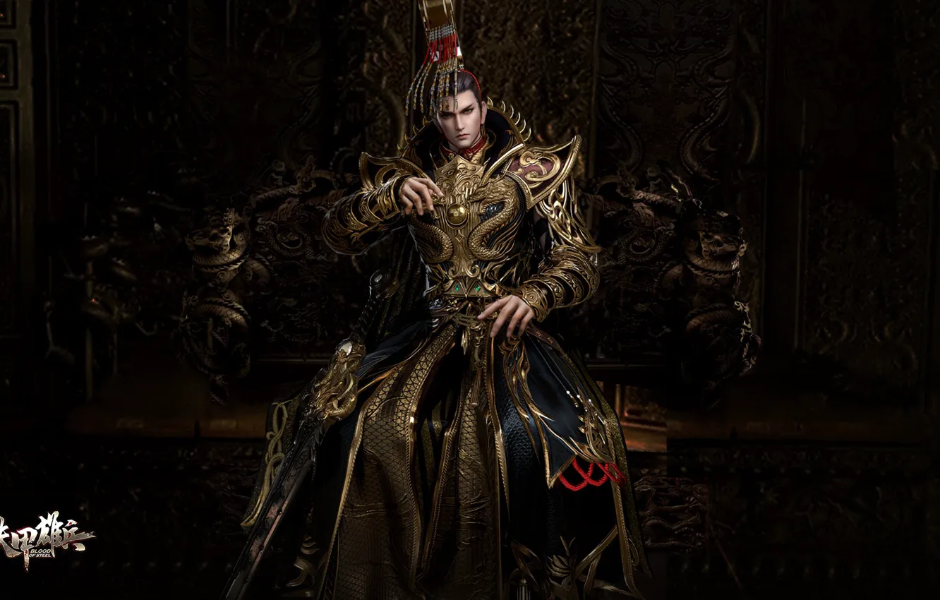 Photo wallpaper Asia, guy, Blood of Steel