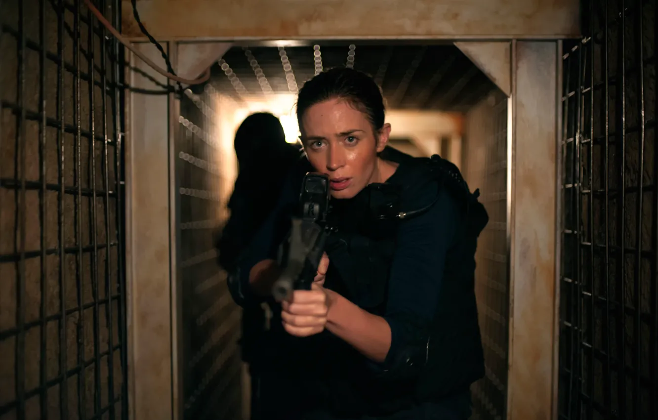 Photo wallpaper Emily Blunt, Emily Blunt, 2015, Mercenary