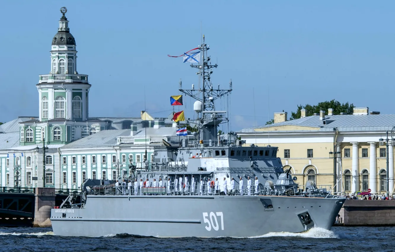 Photo wallpaper ship, Alexander Obukhov, mine