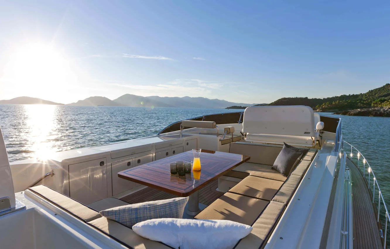 Photo wallpaper design, style, interior, yacht, deck
