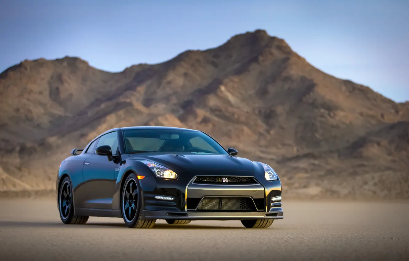 Photo wallpaper Nissan, GT-R, R35, front view, Nissan GT-R Track Edition