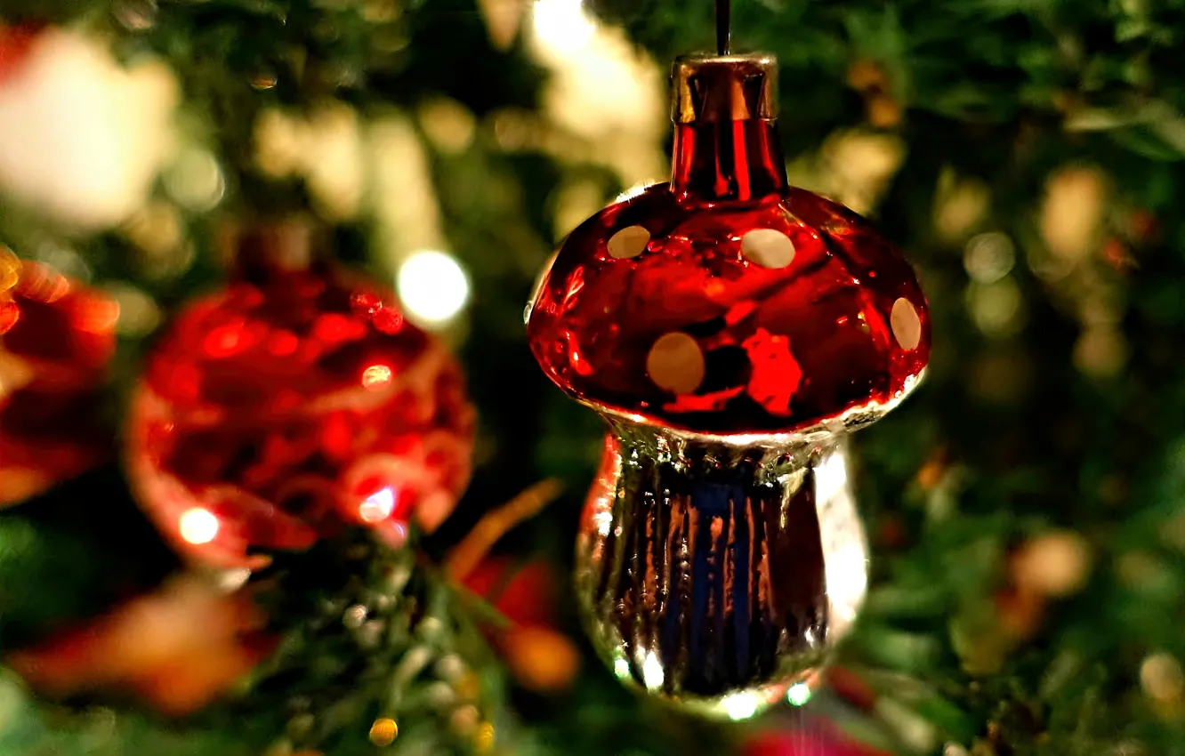 Photo wallpaper toy, tree, new year, Christmas