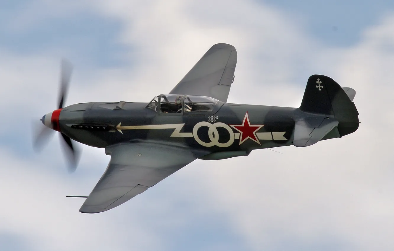 Photo wallpaper fighter, flight, Soviet, single-engine, The Yak-3, Yak-3