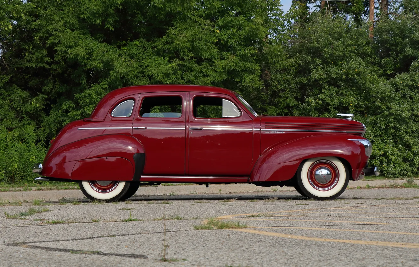 Photo wallpaper retro cars, Sedan, 1939, Retro Cars, Custom Supercharged, Graham Model 97, Graham Model 97 Custom …