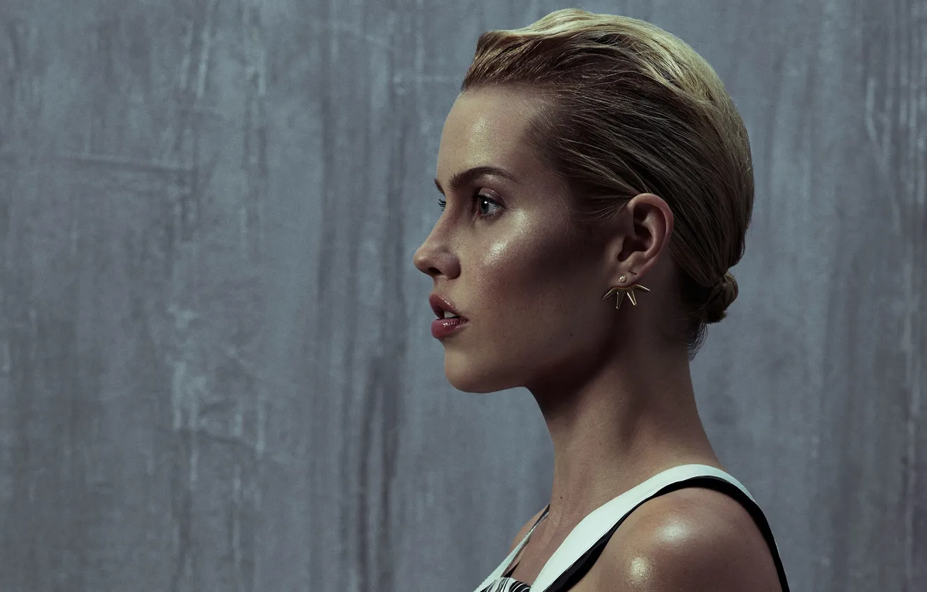 Photo wallpaper actress, blonde, profile, Claire Holt, Claire Holt