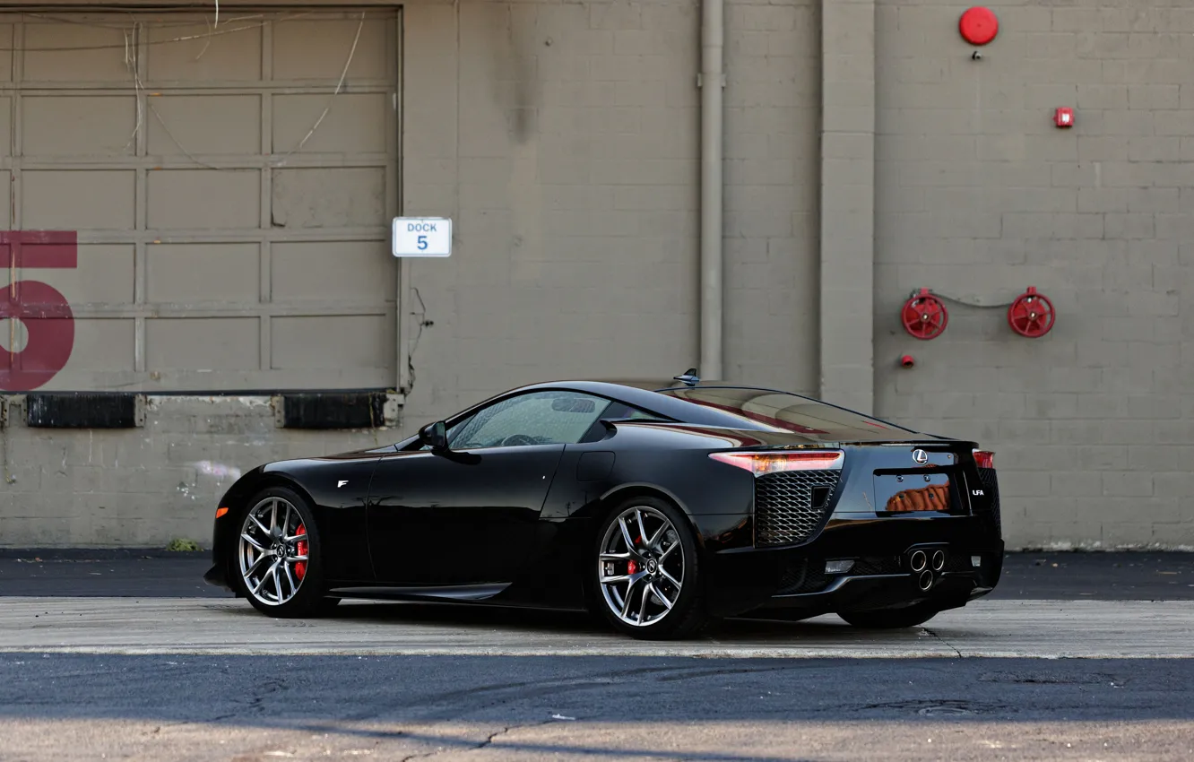 Photo wallpaper Lexus, Lexus LFA, LFA, rear view