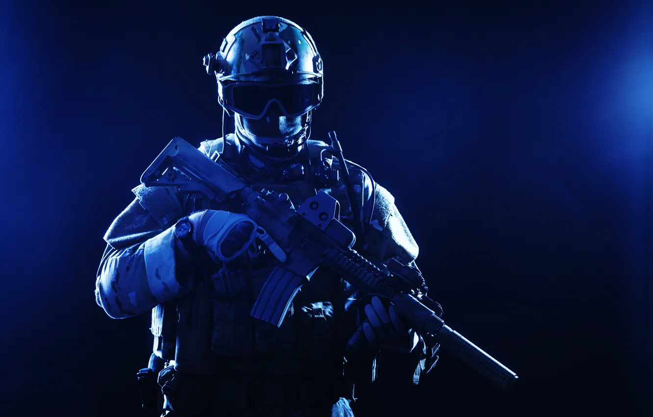 Photo wallpaper gun, pistol, black, armor, military, background, army, marine