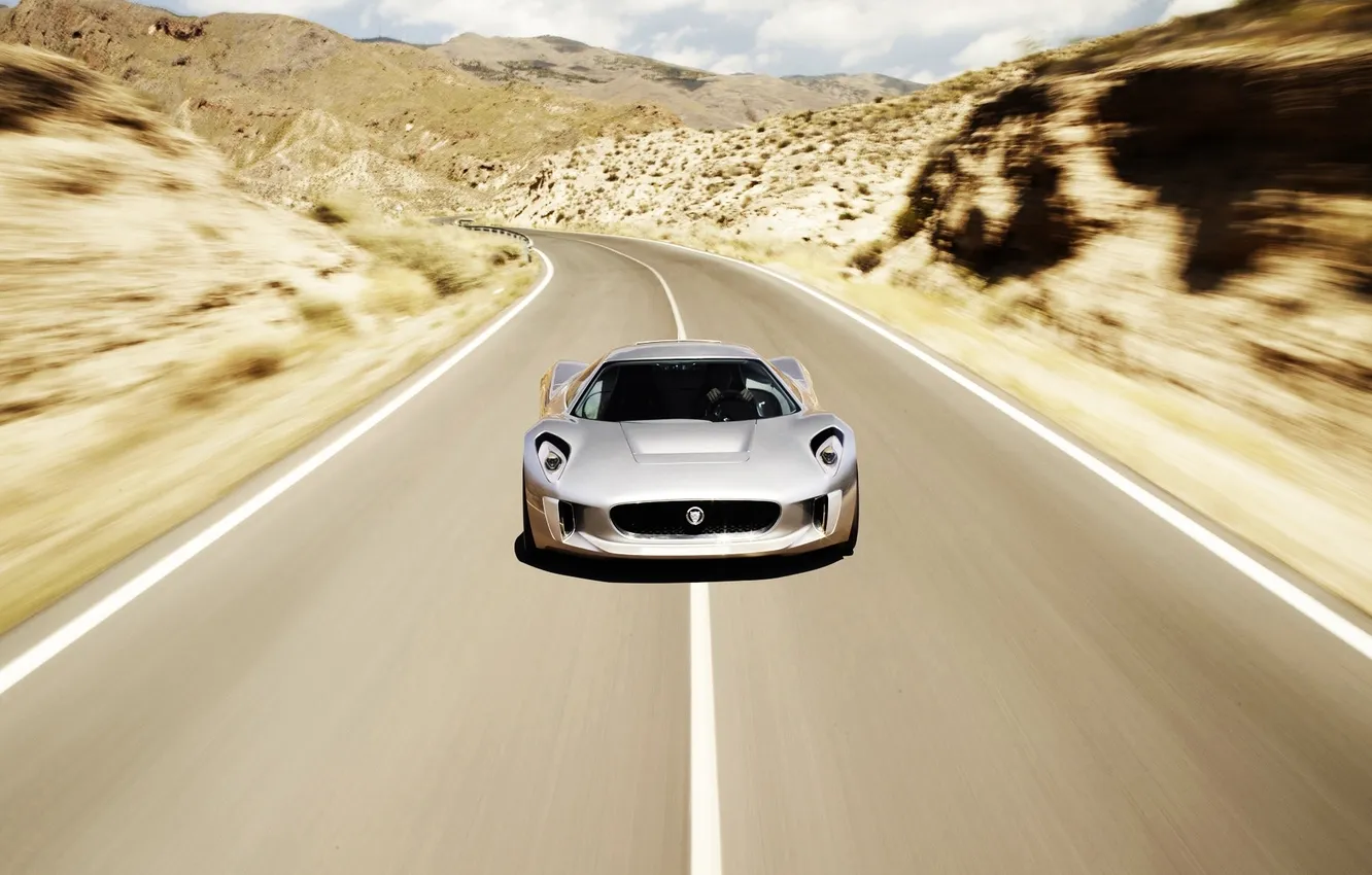 Photo wallpaper speed, auto, Jaguar C-X75 Concept