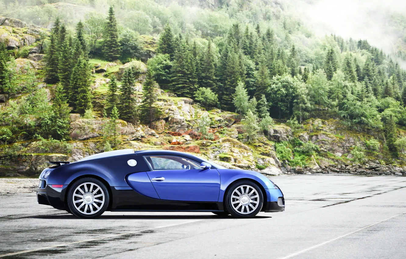 Photo wallpaper supercar, Bugatti Veyron, Bugatti, rechange, Veyron