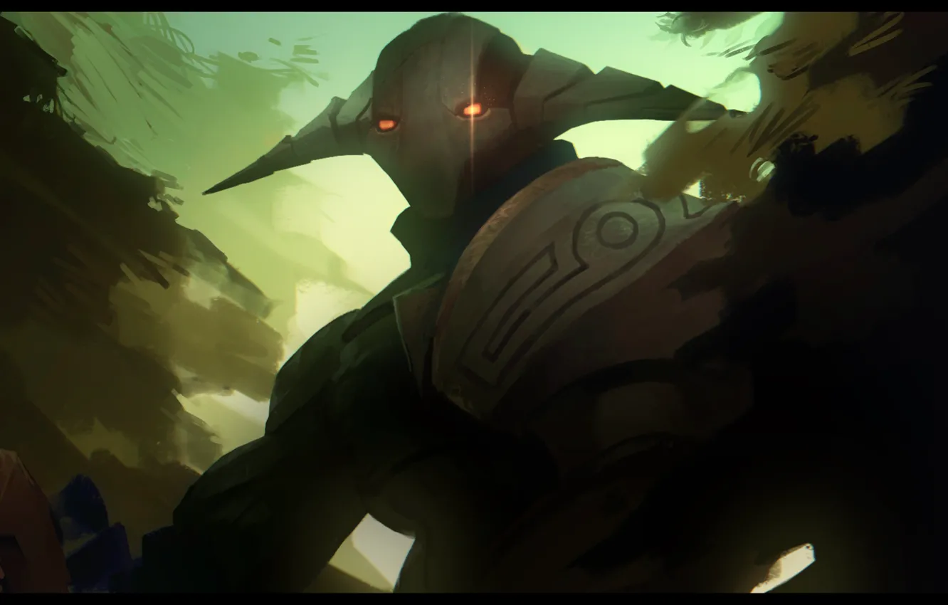 Photo wallpaper art, helmet, knight, dota 2, Sven, Rogue Knight, VictorBang