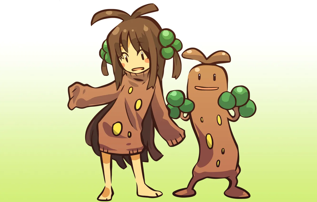 Photo wallpaper girl, girl, stone, cosplay, pokemon, pokemon, Humanitaria, sudowoodo