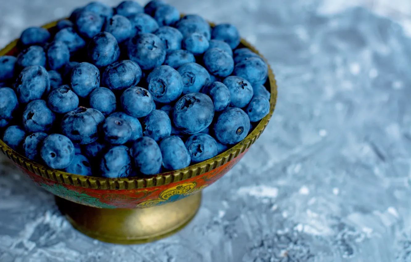 Photo wallpaper berry, blueberries, berries, lahina