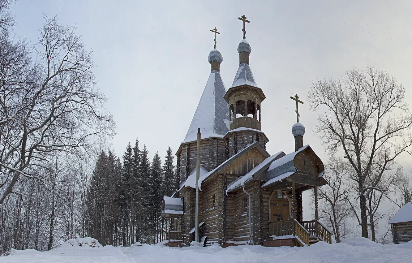 Photo wallpaper Church, Russia, Orthodoxy, nikulchina