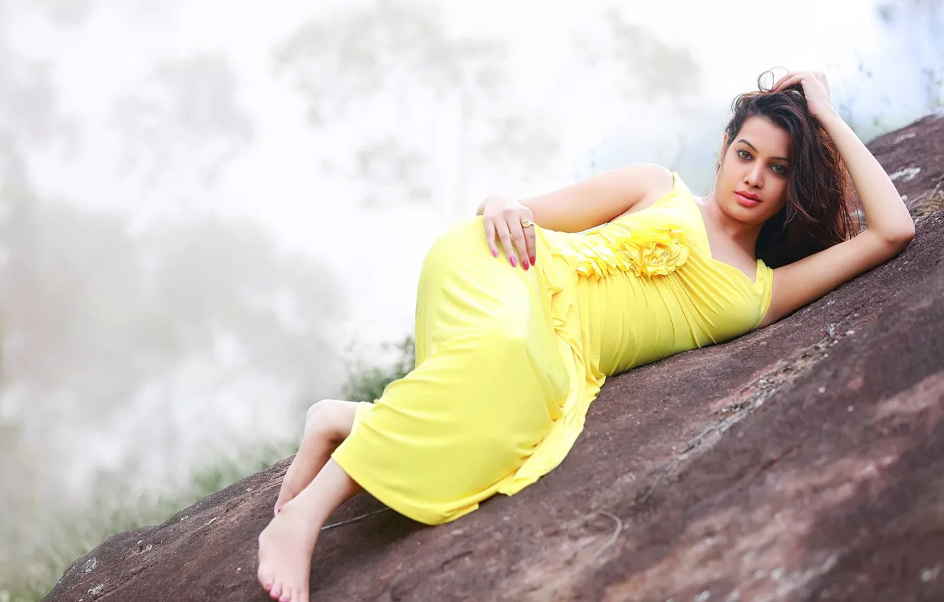 Photo wallpaper girl, actress, beauty, girl, legs, eyes, smile, beautiful