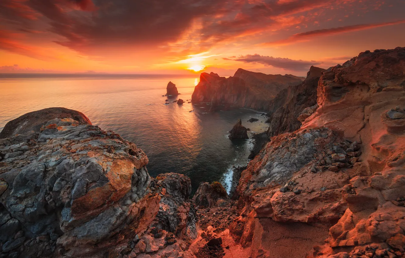 Photo wallpaper Portugal, Madeira, Machico Municipality