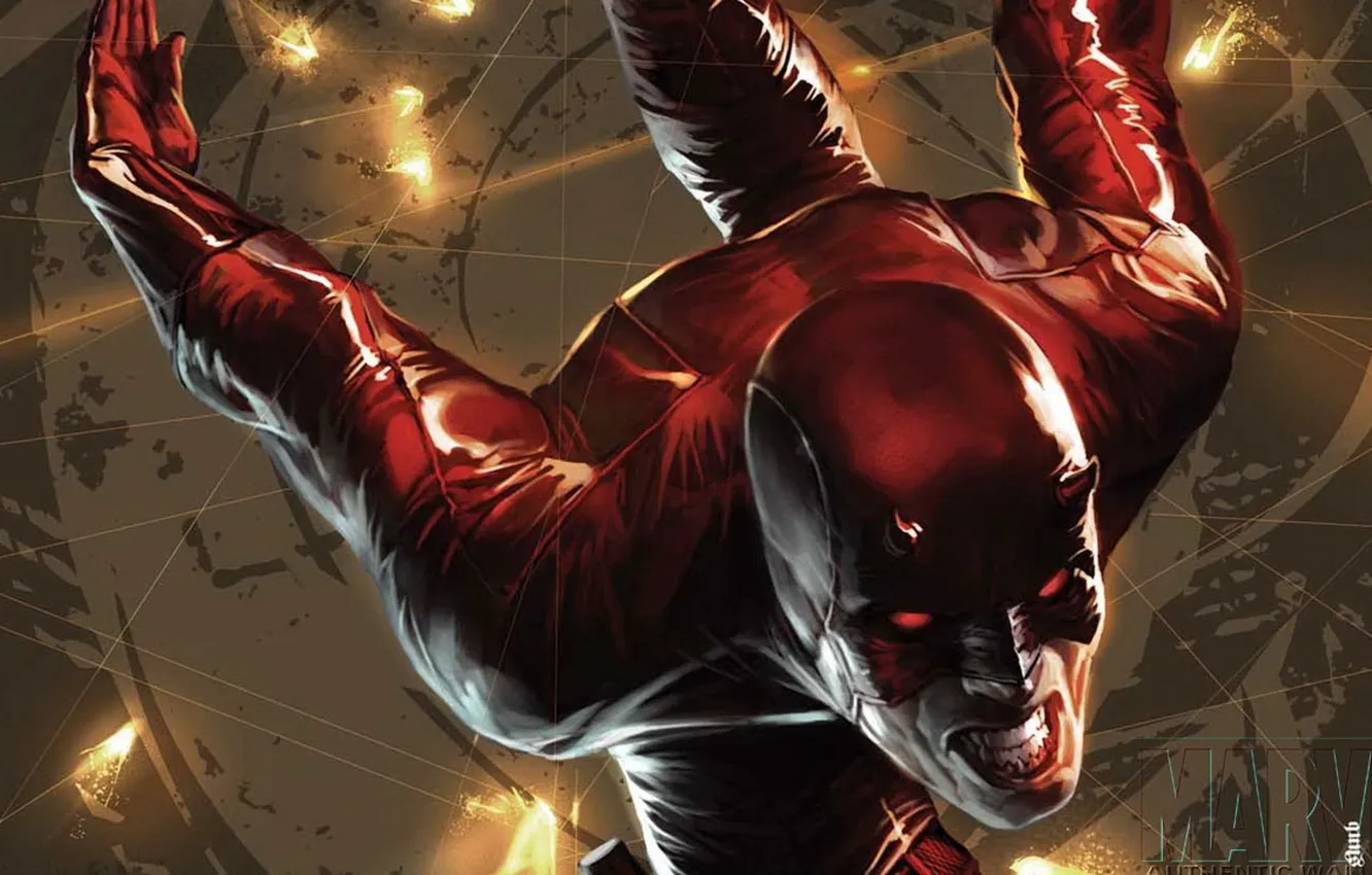 Photo wallpaper red, Marvel, Daredevil, Daredevil, Matt Murdock, Matt Murdock