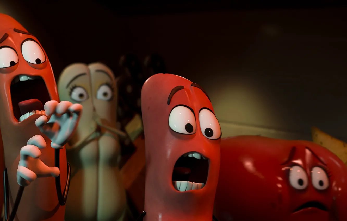Photo wallpaper animated film, animated movie, Sausage Party
