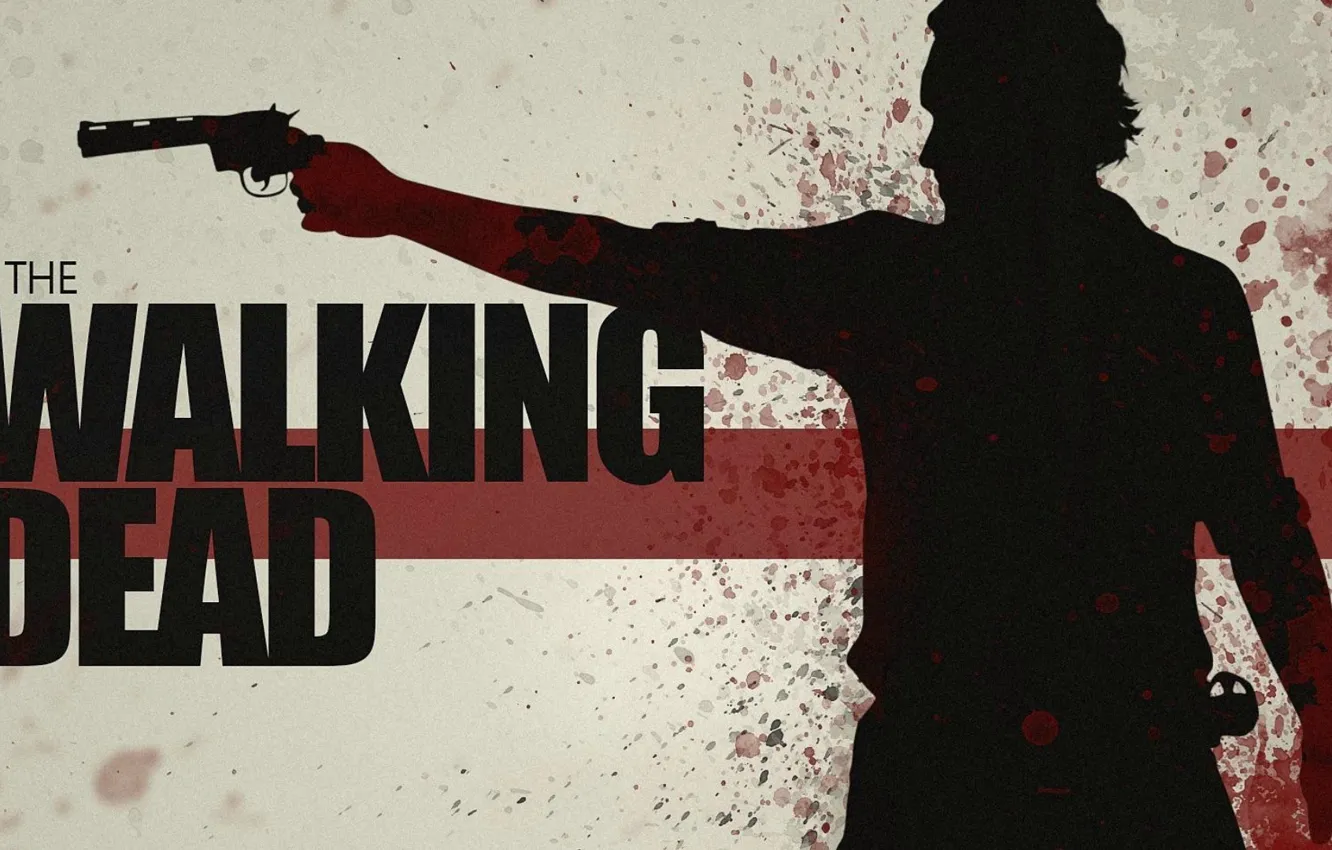 Photo wallpaper drops, vector, The Walking Dead, Rick Grimes, Andrew Lincoln, Andrew Lincoln, Rick Grimes, blood spatter