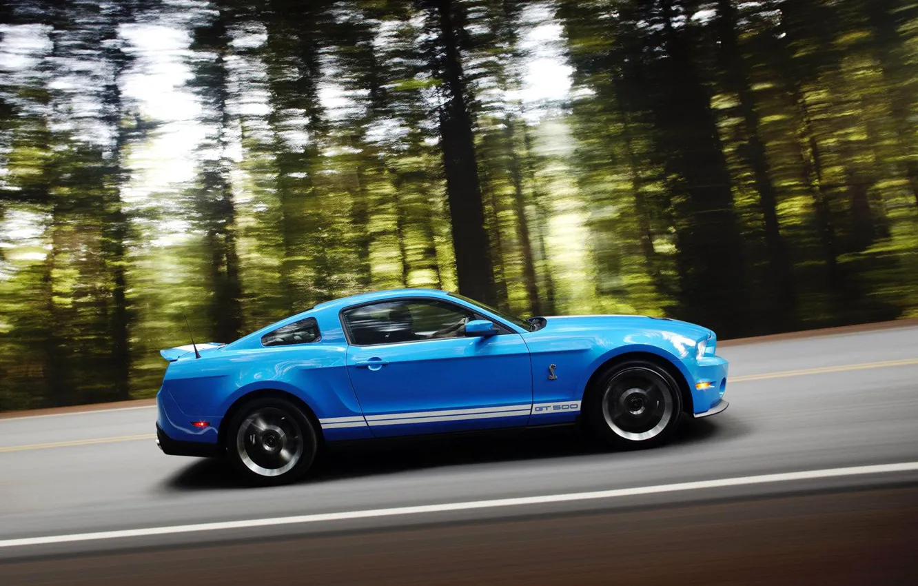 Photo wallpaper speed, Ford, Shelby GT 500