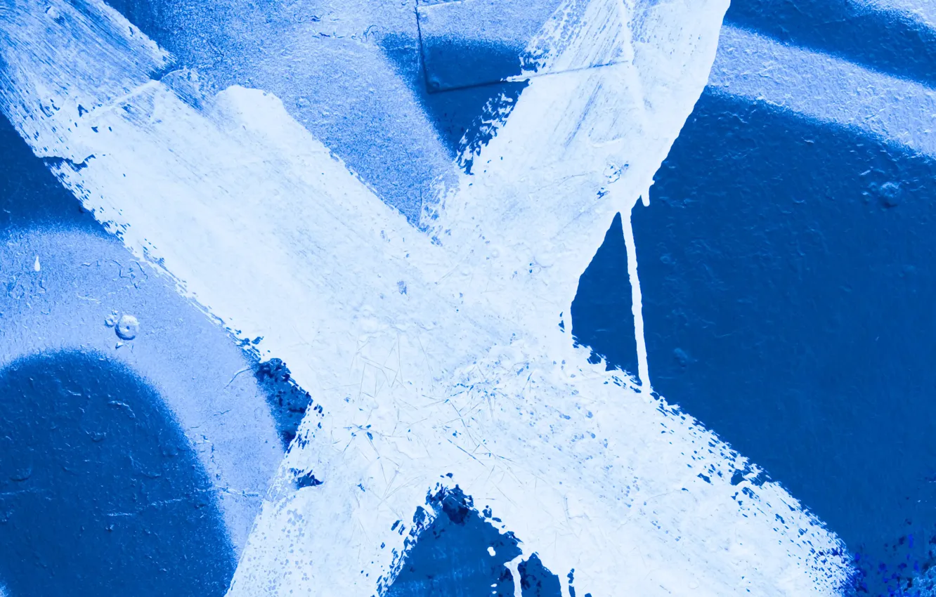 Photo wallpaper metal, paint, cross