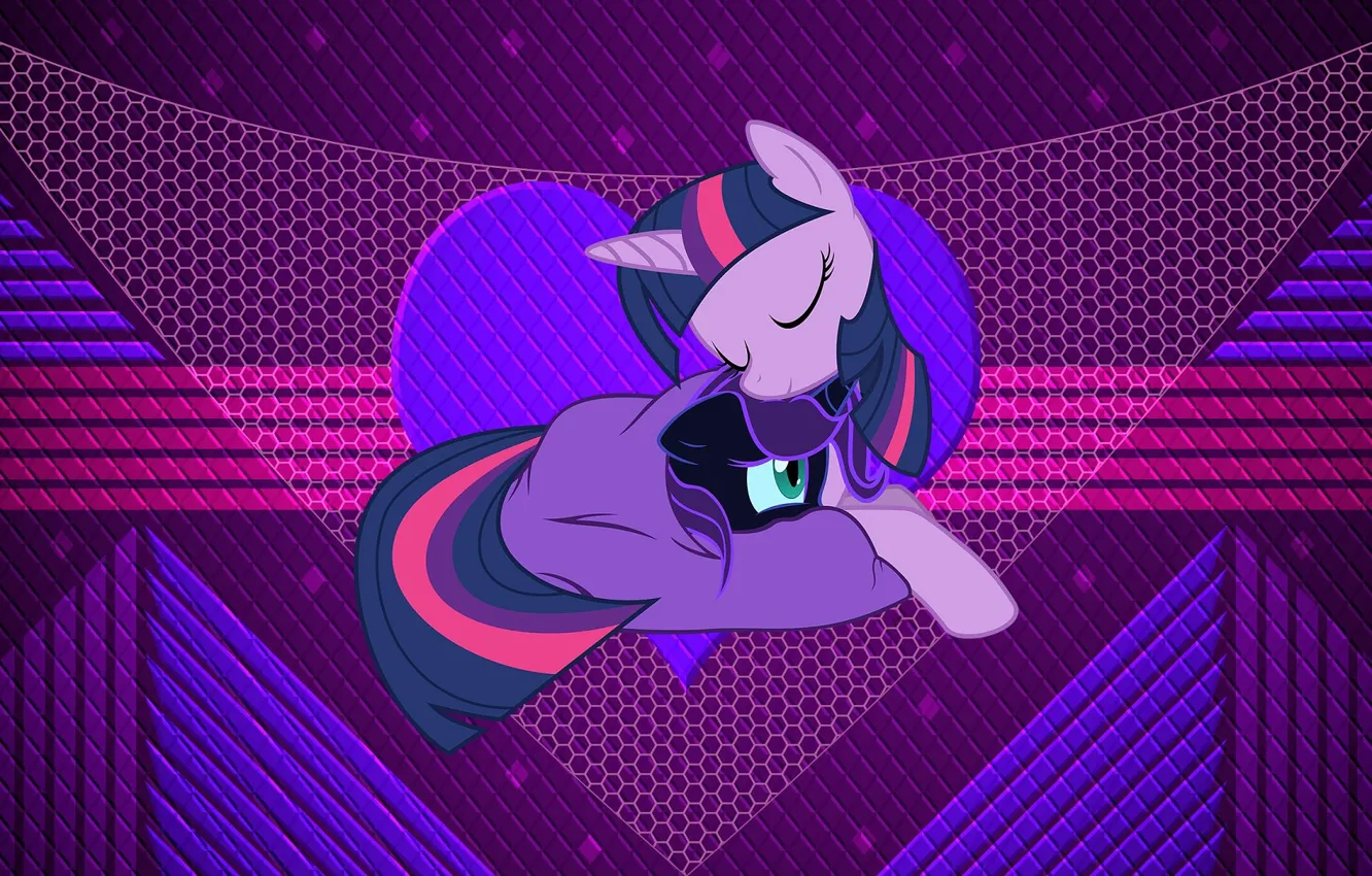 Photo wallpaper background, hugs, My Little Pony
