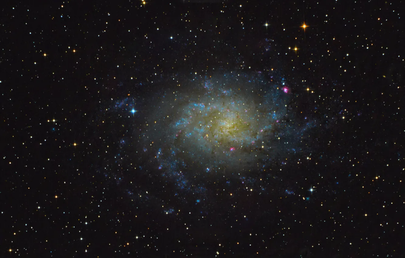 Photo wallpaper triangle, spiral galaxy, M 33, NGC 598