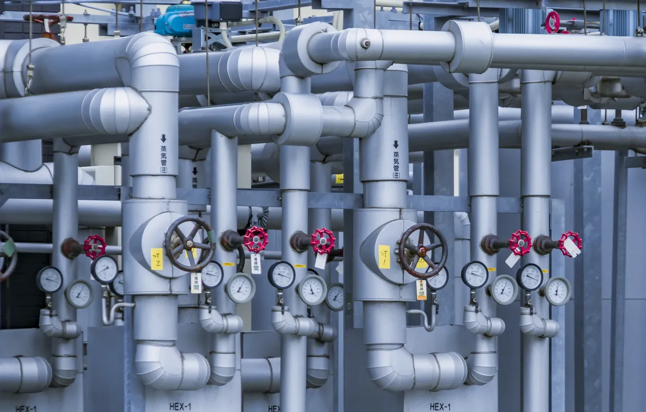 Photo wallpaper background, plant, factory