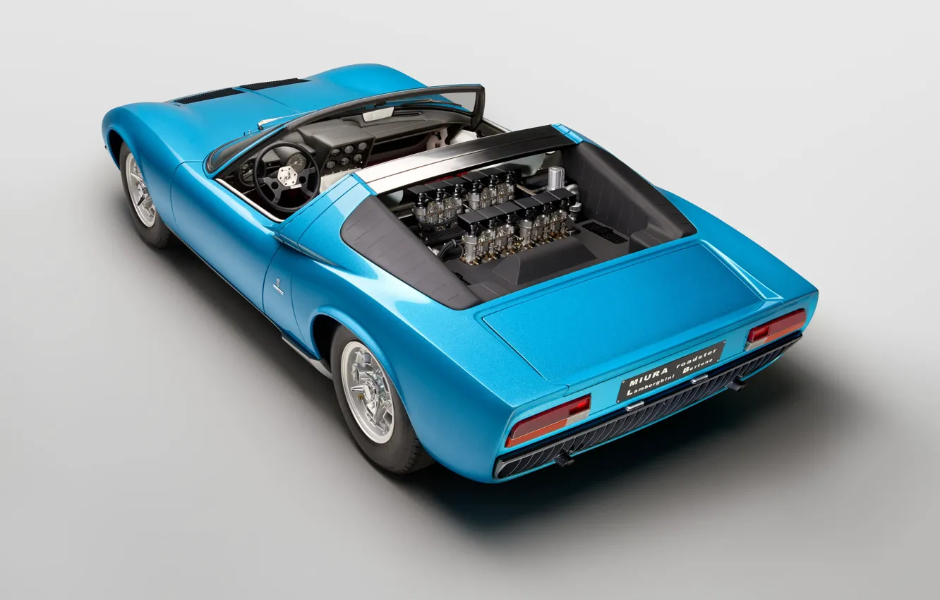 Photo wallpaper Lamborghini, Classic, Miura, 1968, Lamborghini Miura, classic car, Lamborghini Miura Roadster