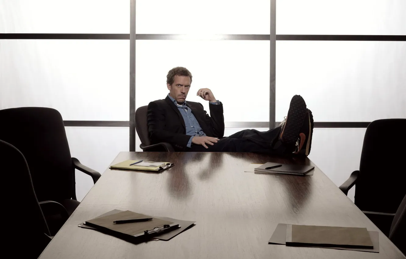 Photo wallpaper Hugh Laurie, house, Dr. house