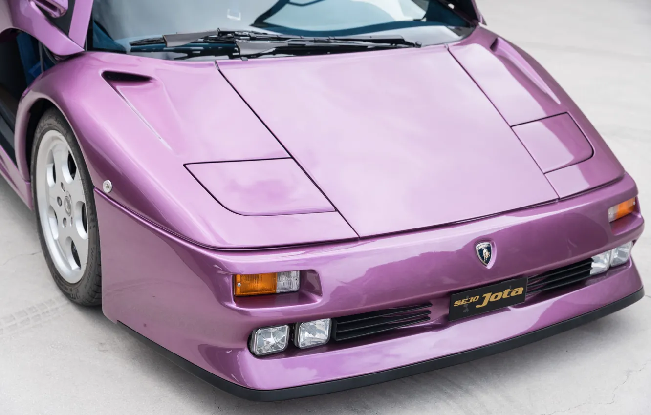 Photo wallpaper Lamborghini, the front, Diablo, Lamborghini Diablo SE30