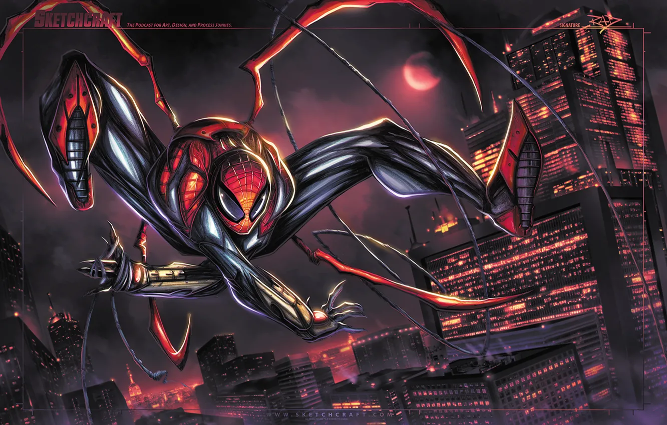 Photo wallpaper spider-man, Marvel Comics, Peter Parker, Otto Octavius, superior spider-man