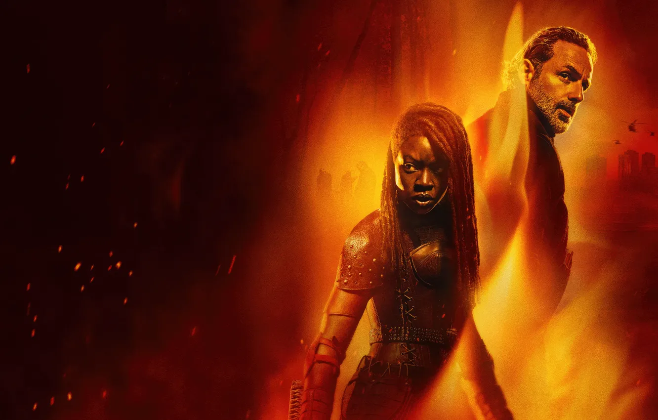 Photo wallpaper serial, The Walking Dead, the ones who live