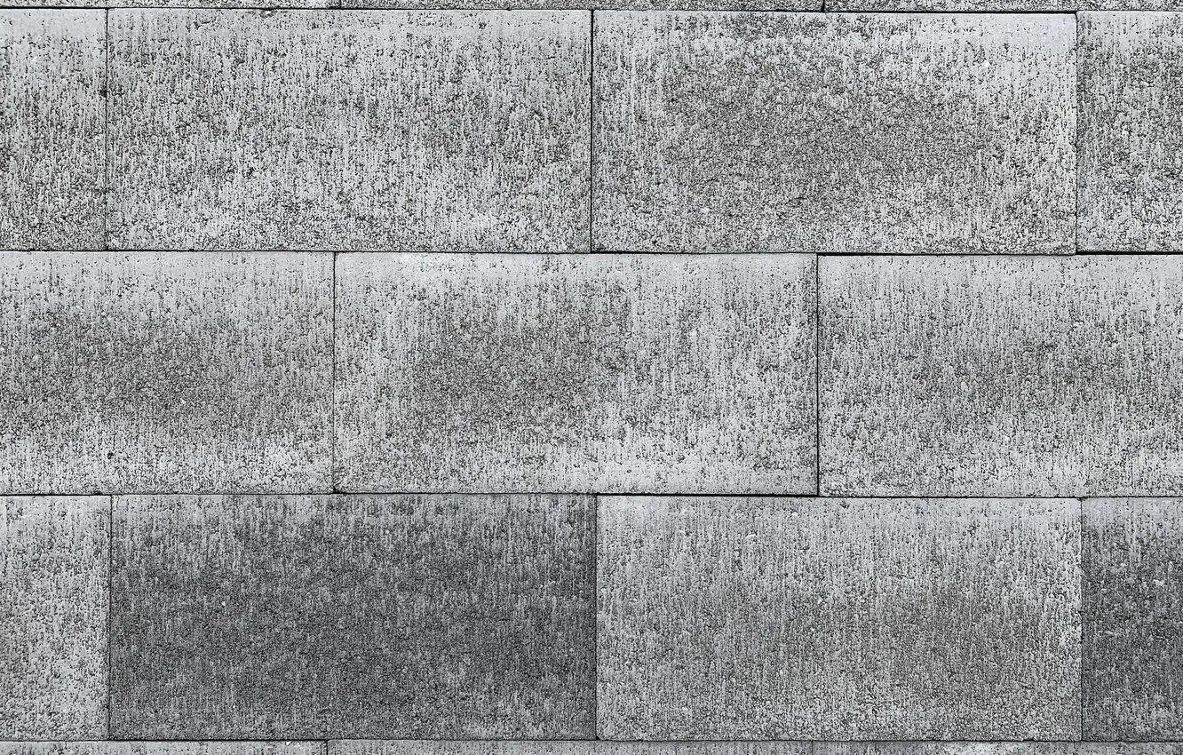 Photo wallpaper wall, grey, bricks