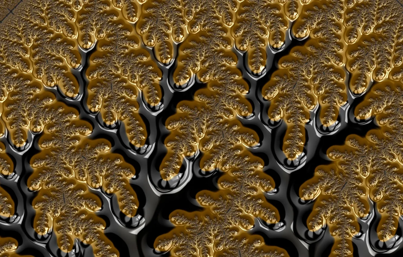 Photo wallpaper pattern, branch, abstrakcija. fractal