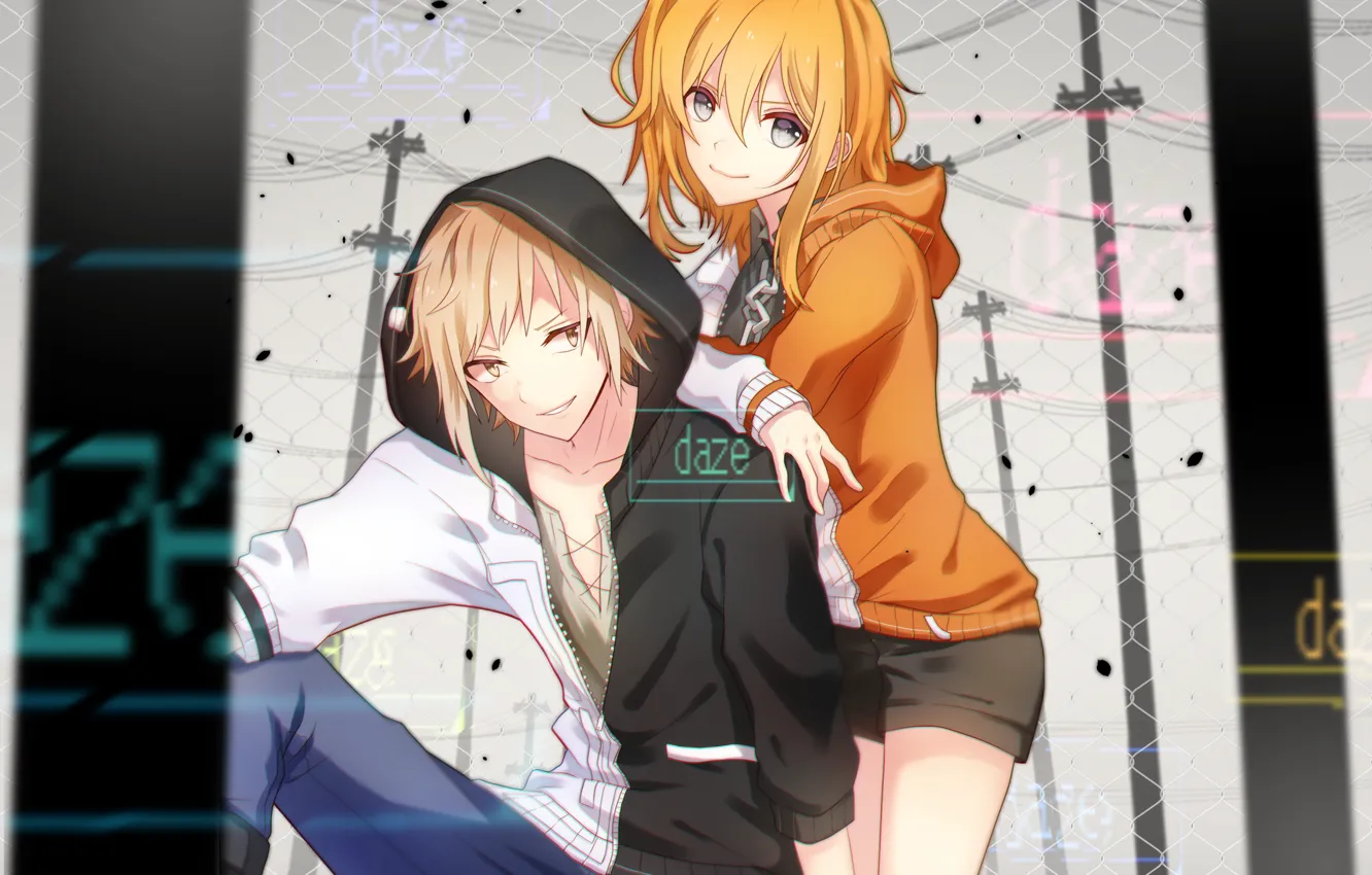 Photo wallpaper anime, two, Kagerou Project, The project "hot Fog", Project a Sultry mist