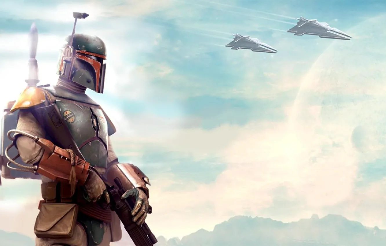 Photo wallpaper star wars, Boba Fett, Star Destroyer, Star Destroyer, boba fett, bounty hunter, the bounty hunter, …