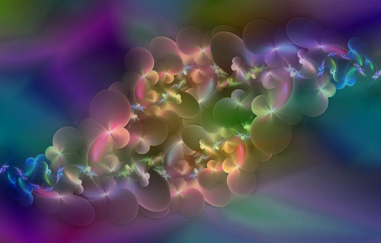 Photo wallpaper abstraction, pattern, fractal, ornament, abstract background