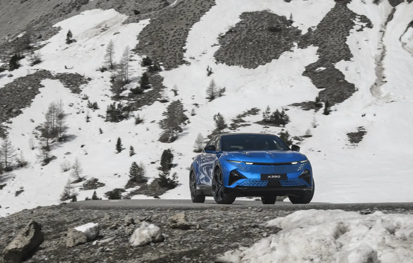 Photo wallpaper crossover, GTS, Alpine, 2025, A390, Alpine A390 GTS