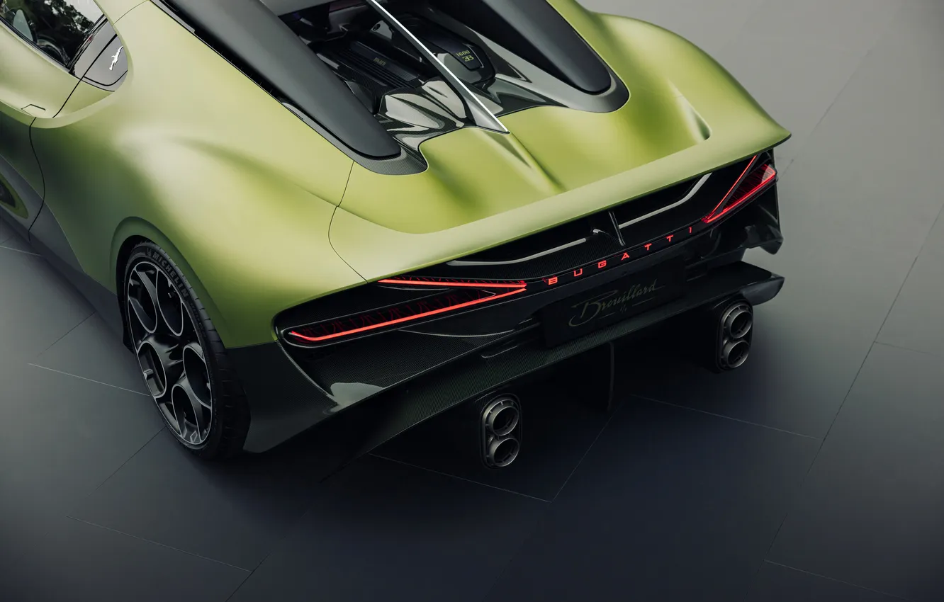 Photo wallpaper coupe, Bugatti, Bugatti, Coupe, hypercar, Hypercar, the only instance, brouillard
