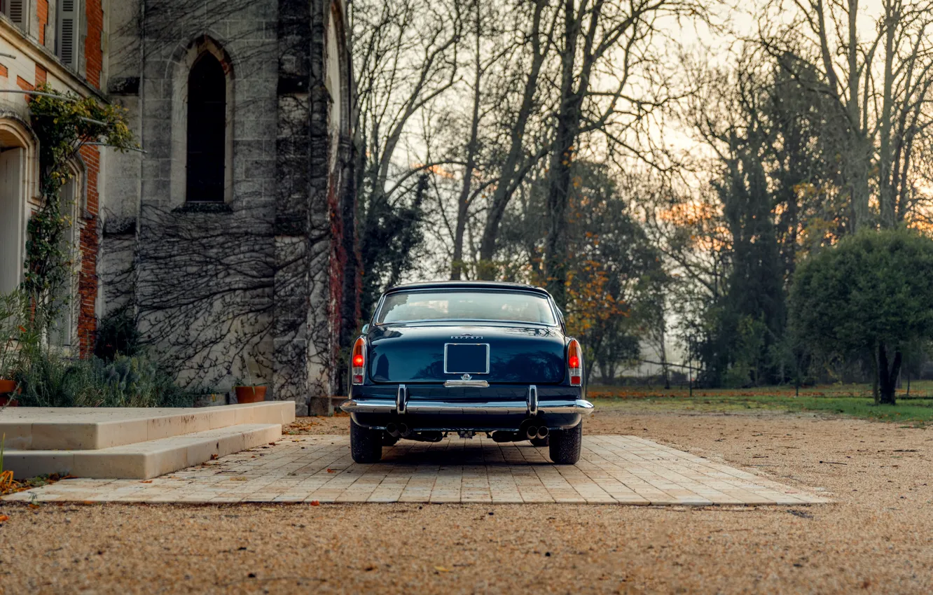 Photo wallpaper Ferrari, rear, 1963, 250, Ferrari 250 GTE 2+2