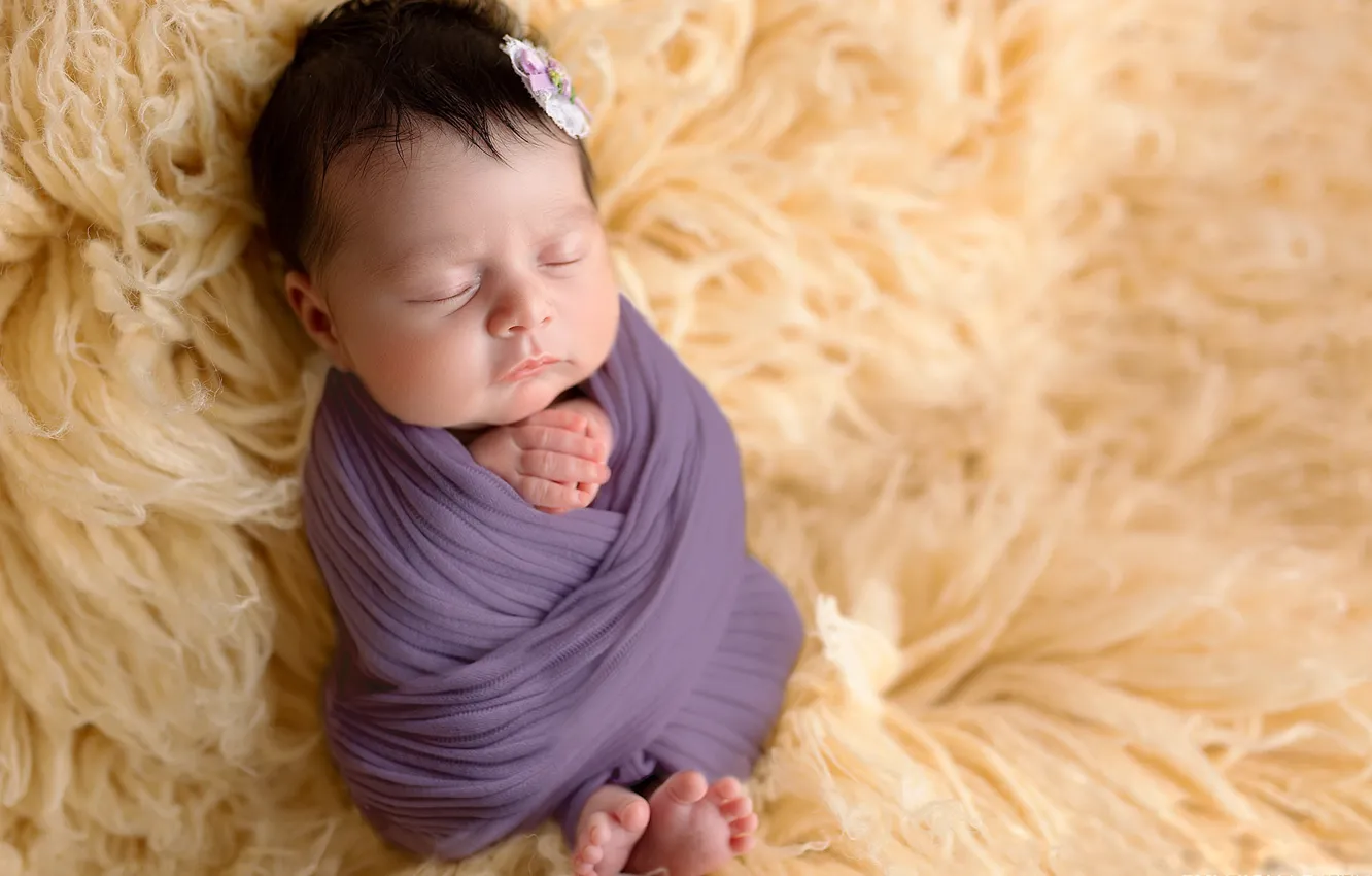 Photo wallpaper comfort, home, baby