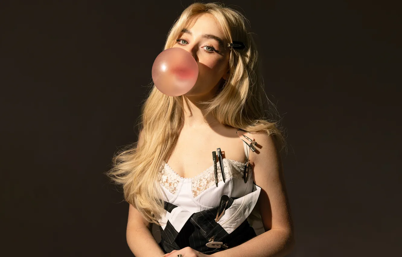 Photo wallpaper portrait, Photoshoot, Bubble Gum, Rolling Stone, Sabrina Carpenter