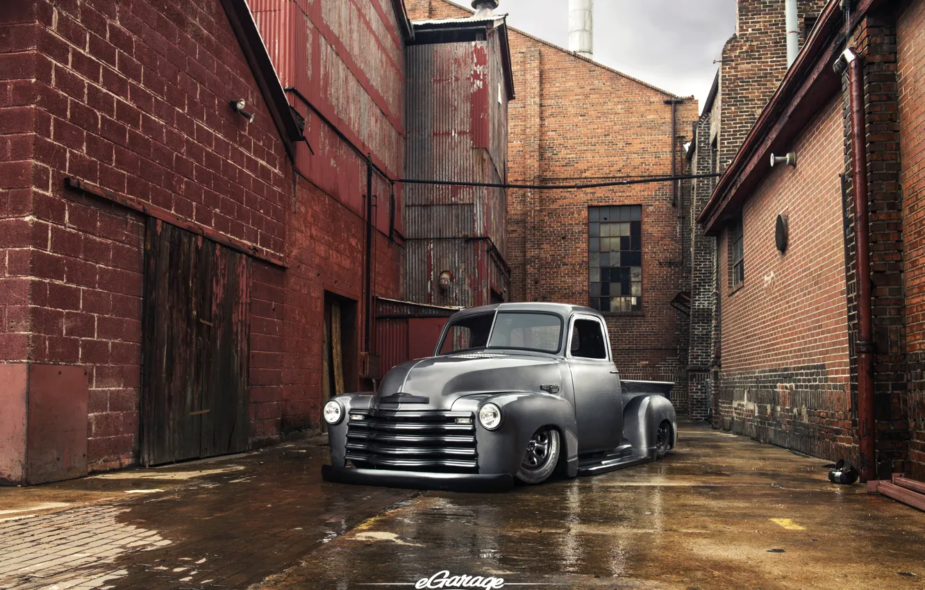 Photo wallpaper Chevrolet, 1949, 3100, Motors, Resto