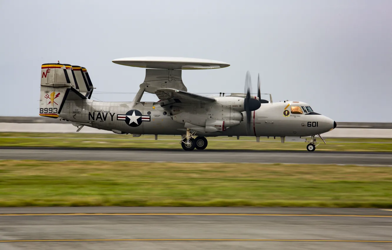 Photo wallpaper AWACS, US NAVY, E-2D Hawkeye