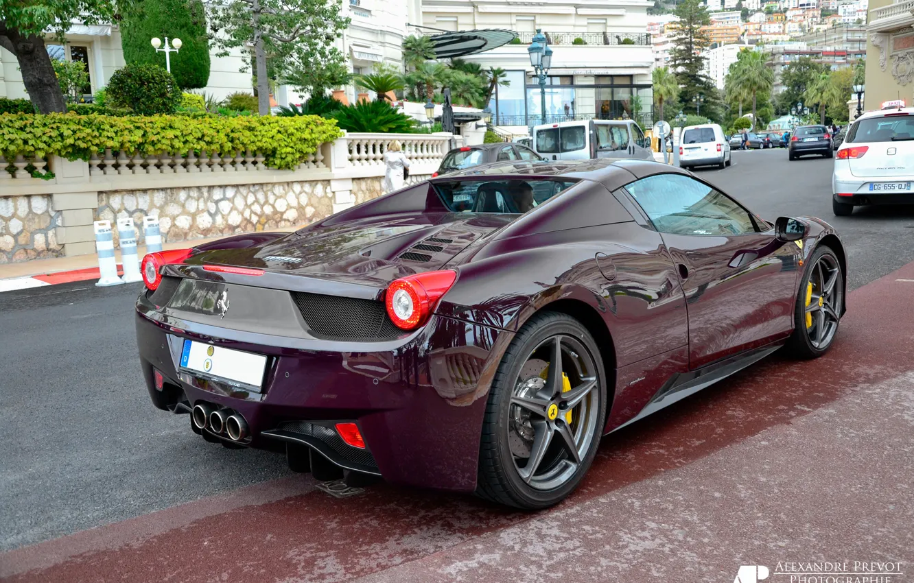 Photo wallpaper wallpaper, Ferrari, Spyder, Ferrari 458 Spyder