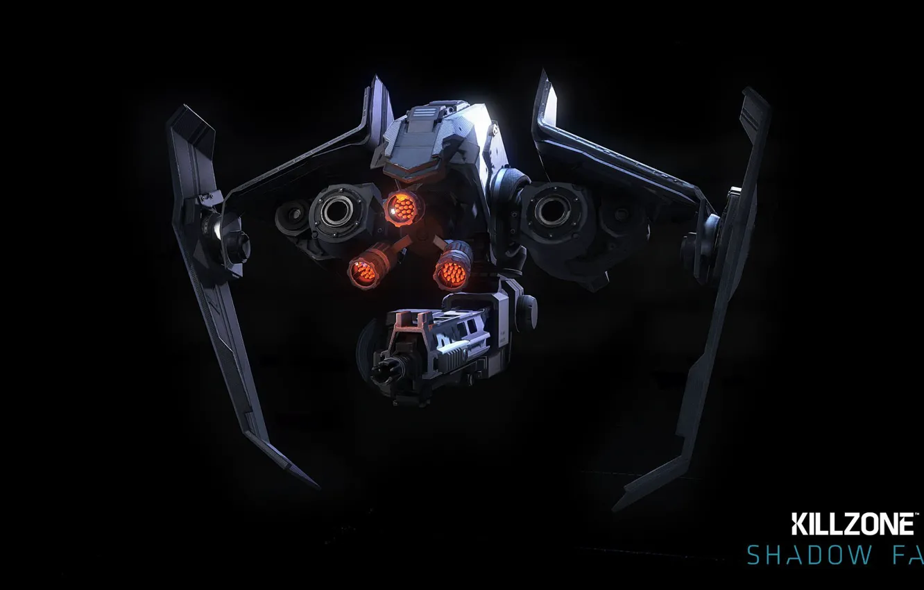 Photo wallpaper gun, game, killzone, weapon, Killzone Shadow Fall, drone