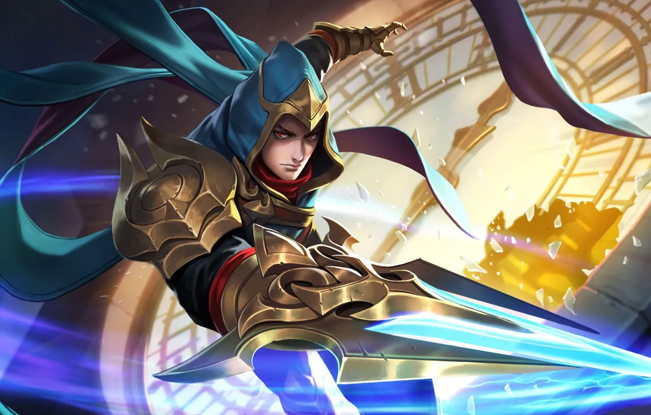 Photo wallpaper the game, guy, assassin, King of Glory, The king of glory