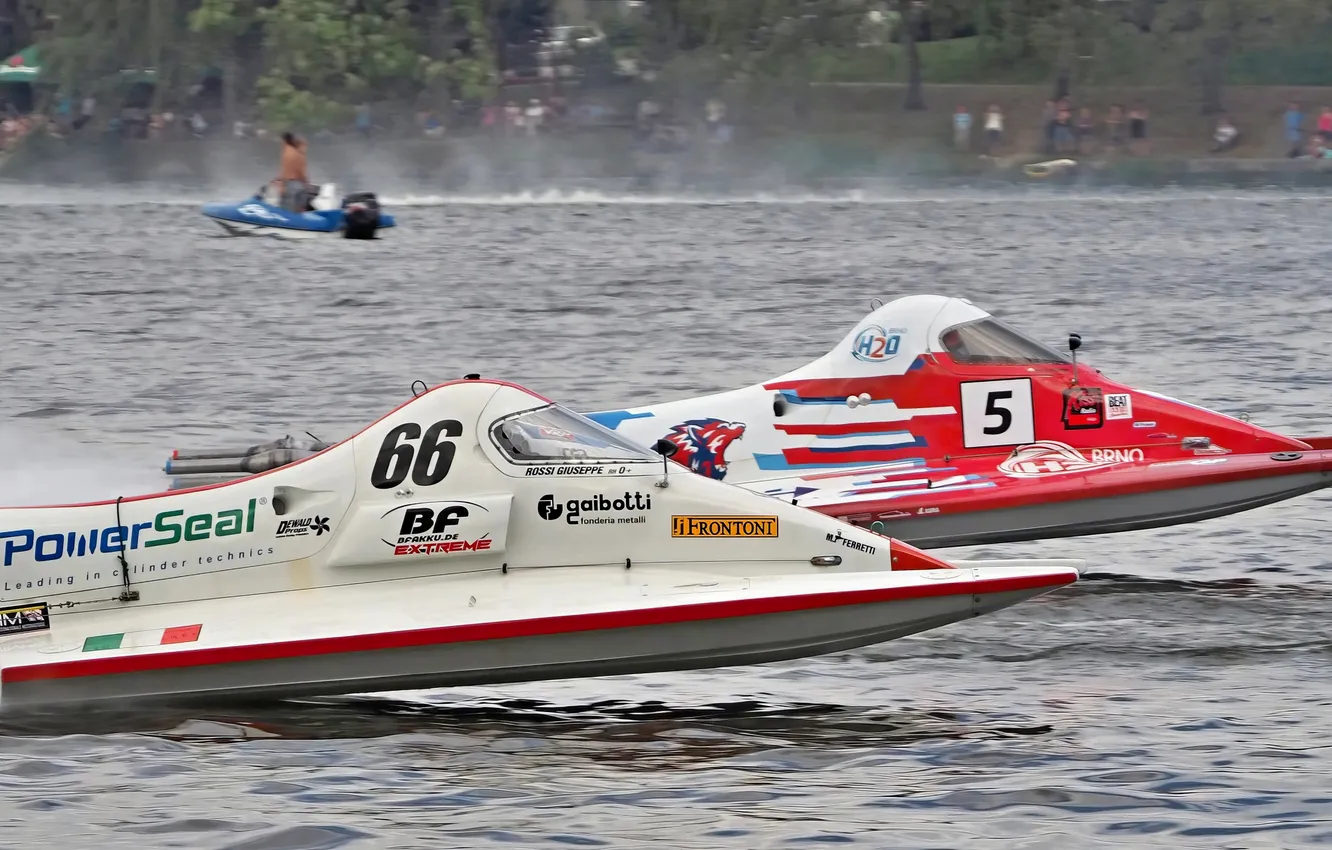 Photo wallpaper race, boat, speed